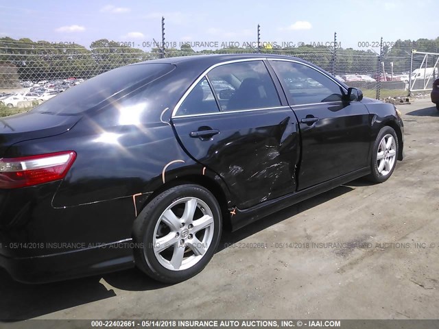 4T1BE46K67U723134 - 2007 TOYOTA CAMRY NEW GENERAT CE/LE/XLE/SE BLACK photo 6