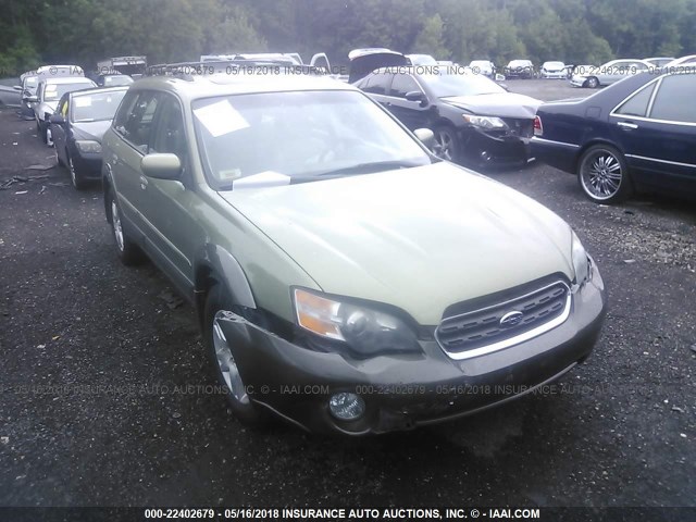 4S4BP62C557367372 - 2005 SUBARU LEGACY OUTBACK 2.5I LIMITED GREEN photo 1