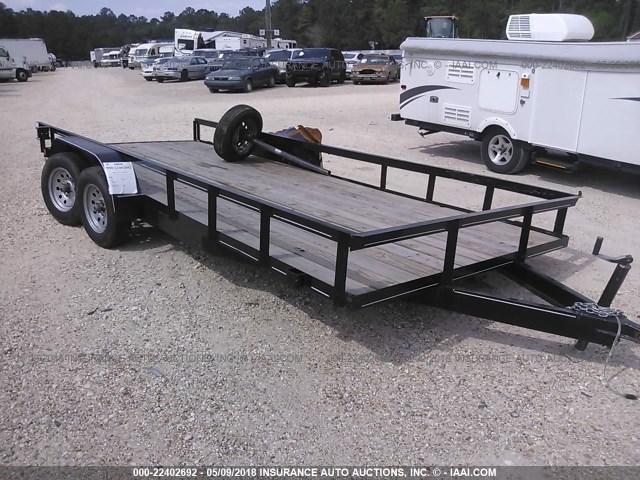 53VBU1821HG027451 - 2017 BARRENTINE UTILITY TRAILER  BLACK photo 1