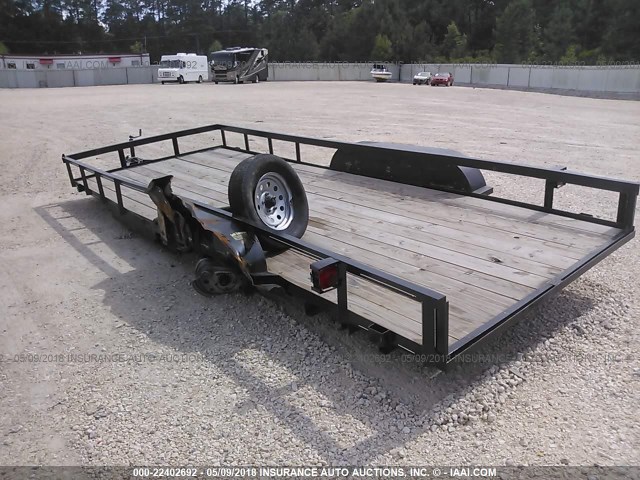 53VBU1821HG027451 - 2017 BARRENTINE UTILITY TRAILER  BLACK photo 3