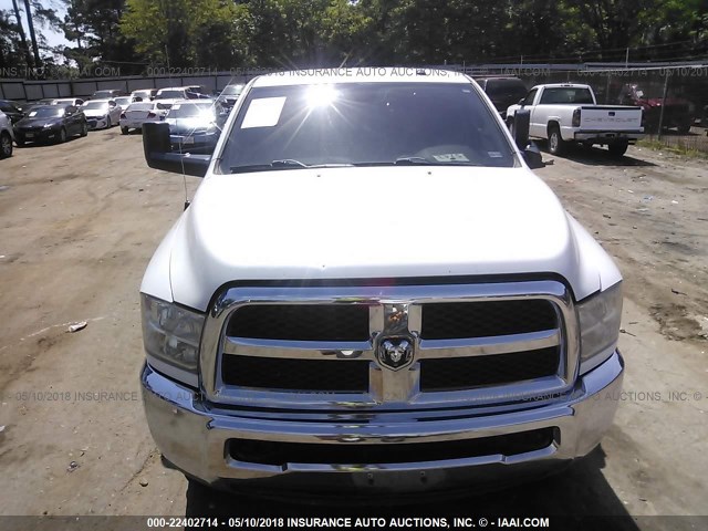 3C6UR5HJXEG320373 - 2014 RAM 2500 ST WHITE photo 6