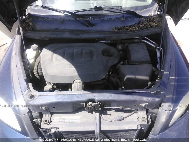 3GNDA13D18S629460 - 2008 CHEVROLET HHR LS BLUE photo 10