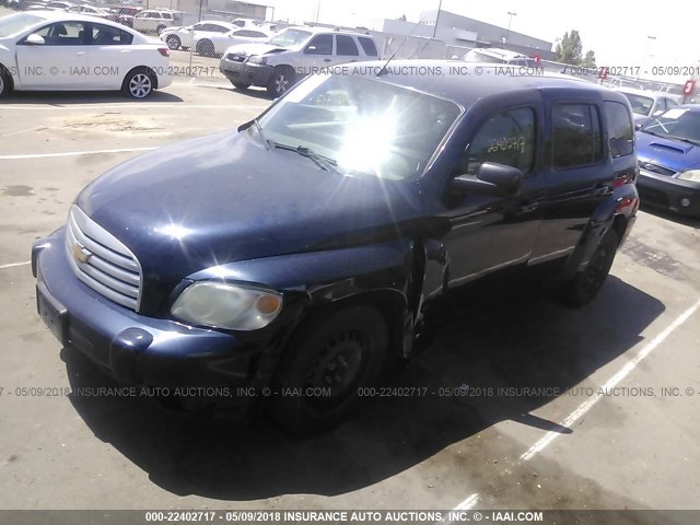 3GNDA13D18S629460 - 2008 CHEVROLET HHR LS BLUE photo 2