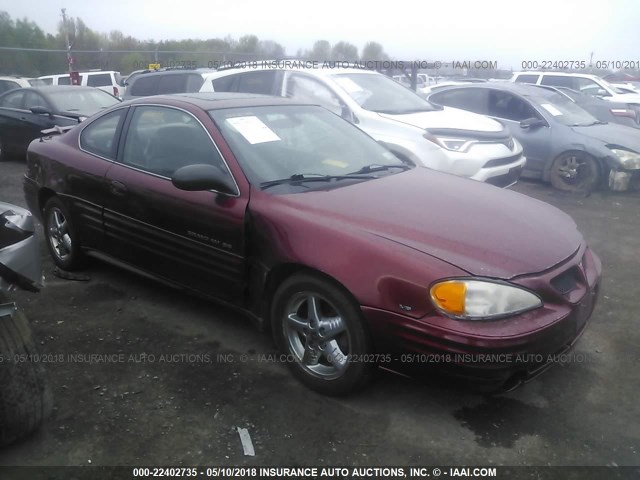 1G2NF12E52C290700 - 2002 PONTIAC GRAND AM SE1 MAROON photo 1