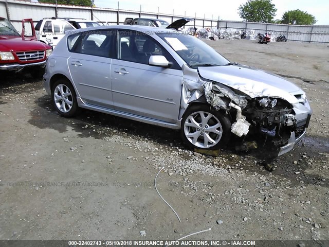 JM1BK343X71682642 - 2007 MAZDA 3 HATCHBACK SILVER photo 1