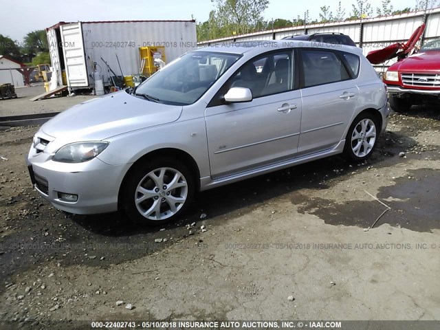 JM1BK343X71682642 - 2007 MAZDA 3 HATCHBACK SILVER photo 2