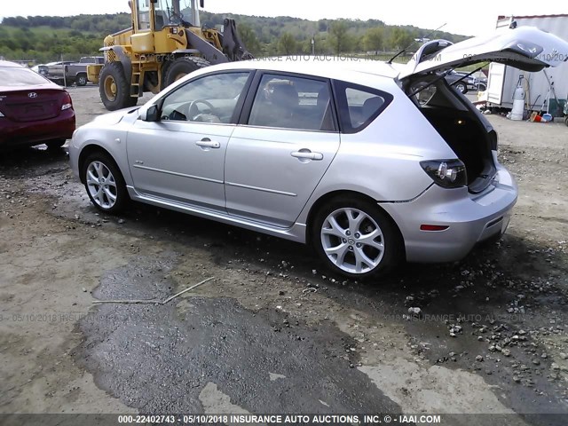 JM1BK343X71682642 - 2007 MAZDA 3 HATCHBACK SILVER photo 3