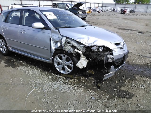 JM1BK343X71682642 - 2007 MAZDA 3 HATCHBACK SILVER photo 6