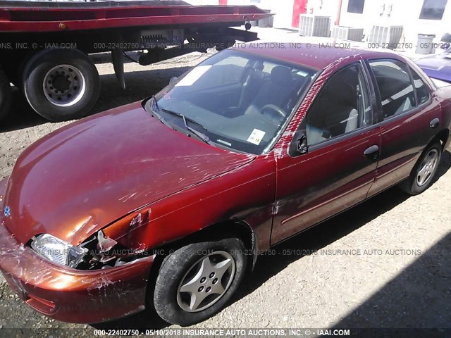 1G1JC524017224167 - 2001 CHEVROLET CAVALIER CNG ORANGE photo 6