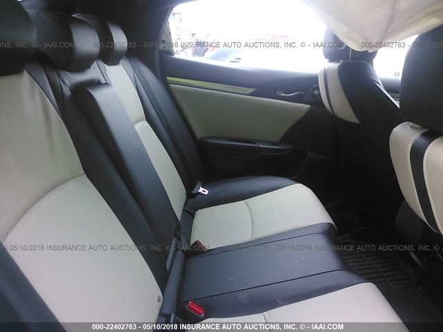 SHHFK7H91JU408928 - 2018 HONDA CIVIC SPORT TOURING WHITE photo 8