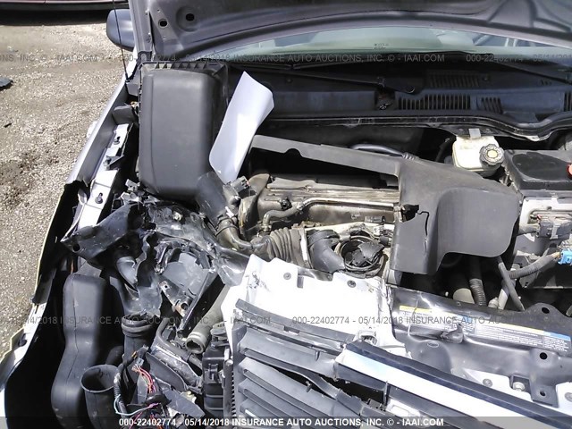 1G8AL55F16Z132897 - 2006 SATURN ION LEVEL 3 SILVER photo 10