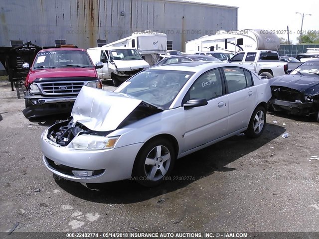 1G8AL55F16Z132897 - 2006 SATURN ION LEVEL 3 SILVER photo 2