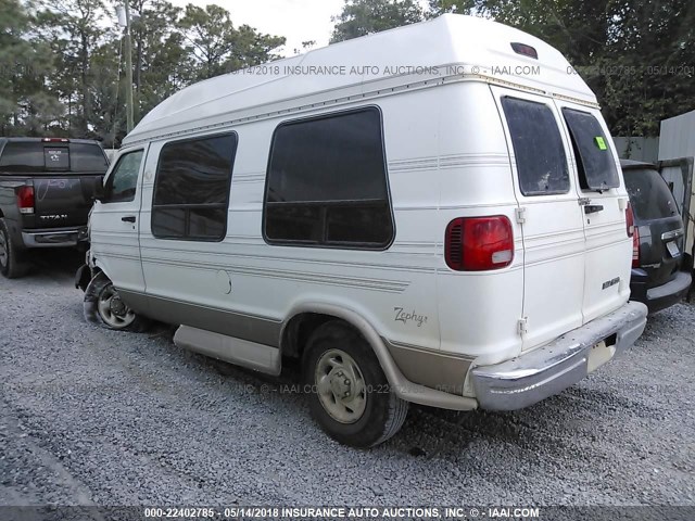 2B6HB11Y4WK103599 - 1998 DODGE RAM VAN B1500 WHITE photo 3