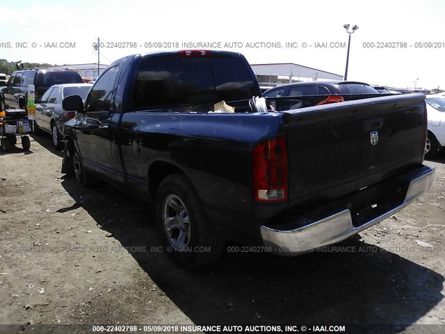 1D7HA16K26J224250 - 2006 DODGE RAM 1500 ST BLUE photo 3