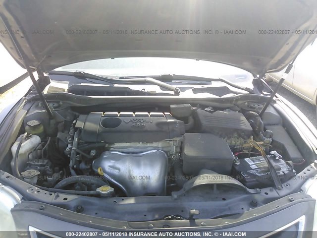 4T1BF3EK6BU719344 - 2011 TOYOTA CAMRY SE/LE/XLE ნაცრისფერი ფოტო 10