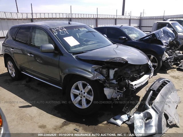 JN8AZ08W06W538226 - 2006 NISSAN MURANO SL/SE/S GRAY photo 1