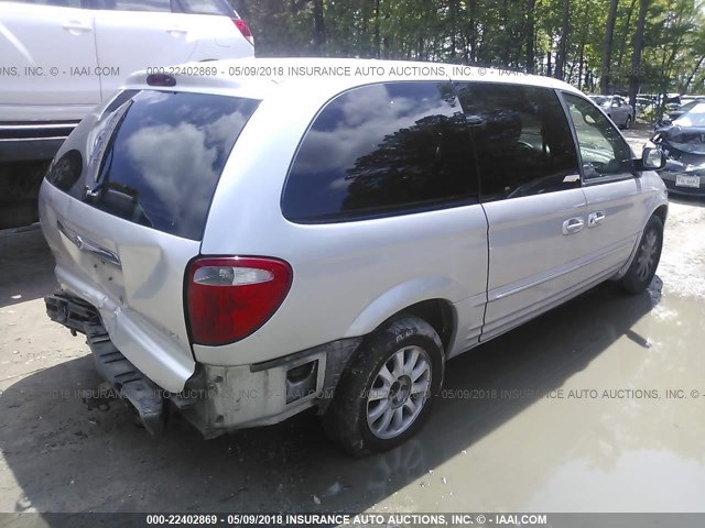 2C8GP54L52R693506 - 2002 CHRYSLER TOWN & COUNTRY LXI SILVER photo 4