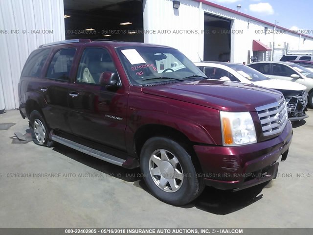 1GYEK63N52R113901 - 2002 CADILLAC ESCALADE LUXURY Qırmızı foto 1