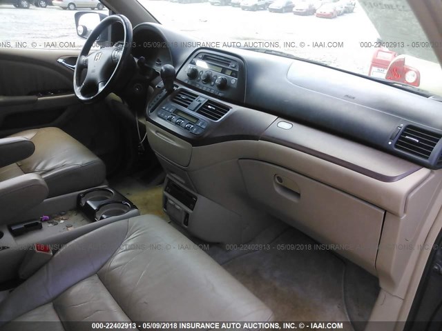 5FNRL38766B438808 - 2006 HONDA ODYSSEY EXL ნაცრისფერი ფოტო 5