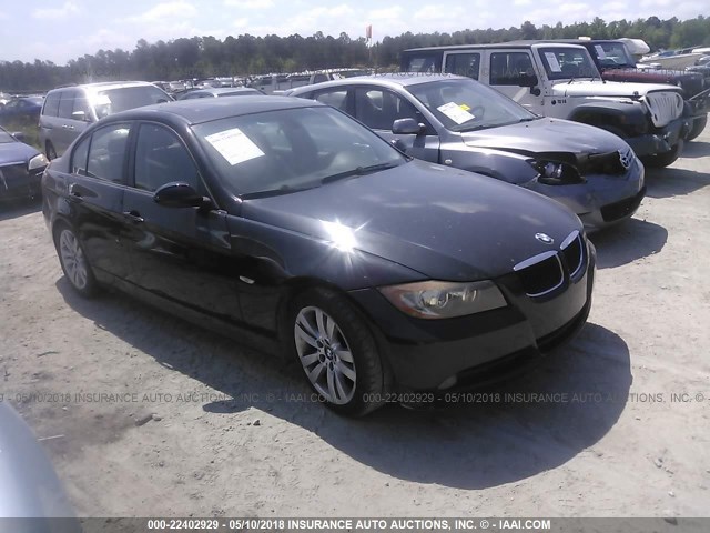 WBAVB17576NK37410 - 2006 BMW 325 I AUTOMATIC შავი ფოტო 1