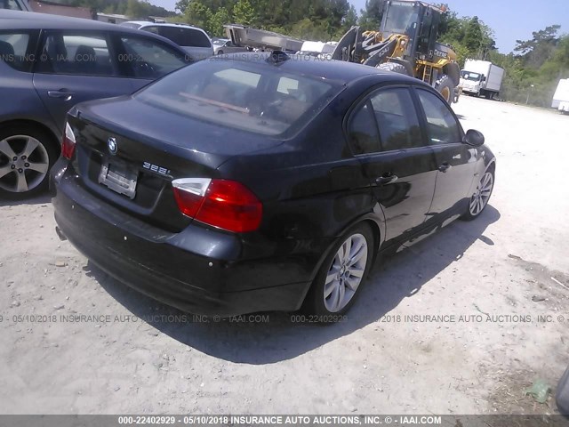 WBAVB17576NK37410 - 2006 BMW 325 I AUTOMATIC შავი ფოტო 4