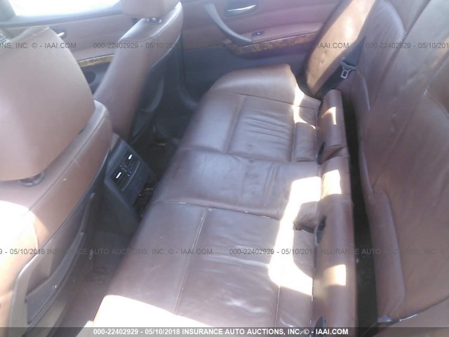 WBAVB17576NK37410 - 2006 BMW 325 I AUTOMATIC შავი ფოტო 8