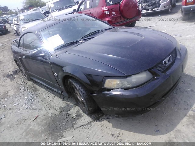 1FAFP40654F157999 - 2004 FORD MUSTANG BLACK photo 1