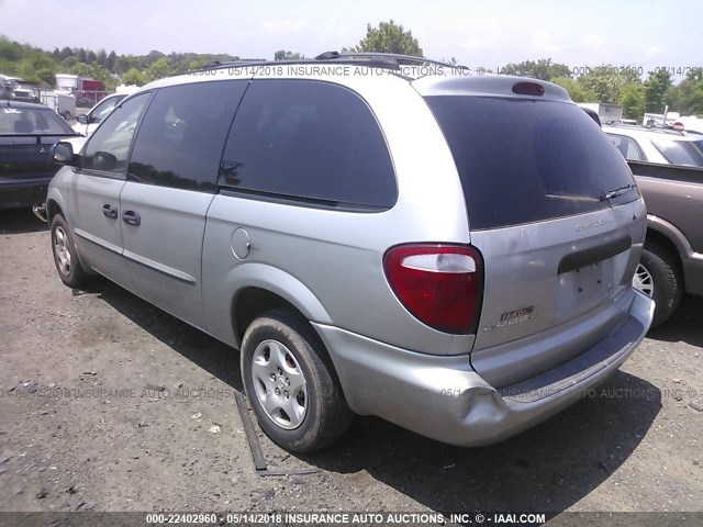 1D4GP24323B117956 - 2003 DODGE GRAND CARAVAN SE GREEN photo 3