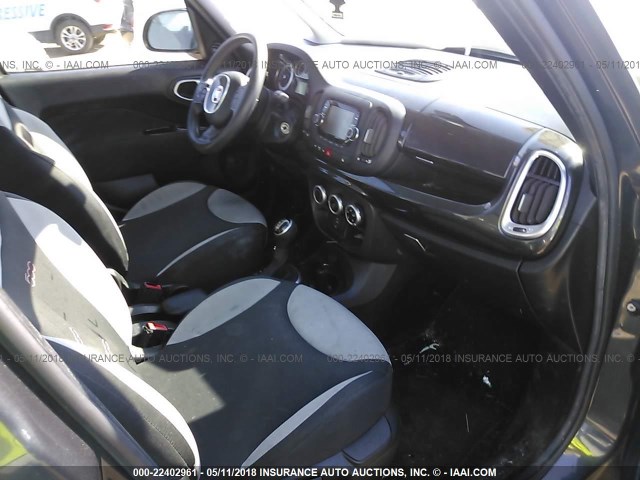 ZFBCFAAH4EZ013961 - 2014 FIAT 500L POP GRAY photo 5