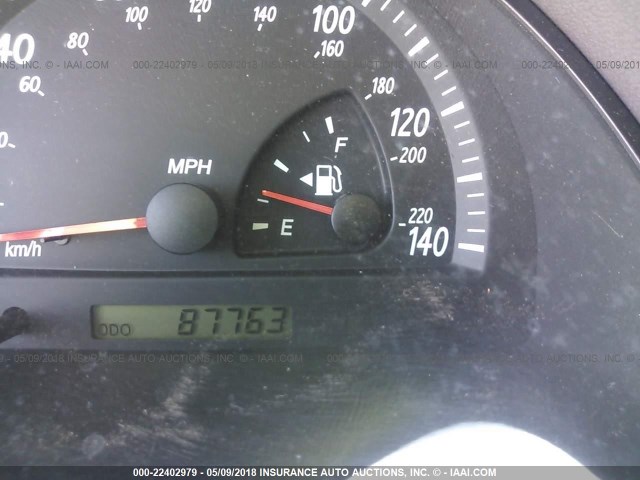 4T1BE32KX3U230910 - 2003 TOYOTA CAMRY LE/XLE/SE შავი ფოტო 7