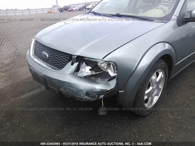 1FMDK06187GA34471 - 2007 FORD FREESTYLE LIMITED GREEN photo 6