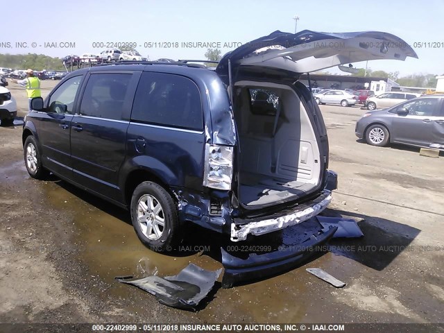 2A8HR54P98R836008 - 2008 CHRYSLER TOWN & COUNTRY TOURING BLUE photo 3