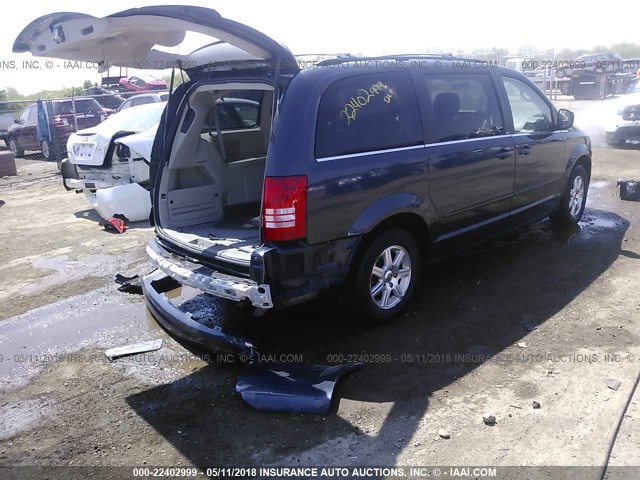 2A8HR54P98R836008 - 2008 CHRYSLER TOWN & COUNTRY TOURING BLUE photo 4