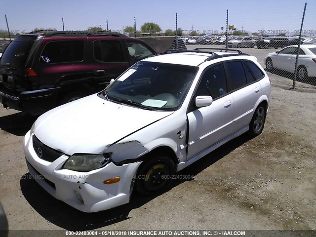 JM1BJ245121631943 - 2002 MAZDA PROTEGE PR5 白色 照片 2
