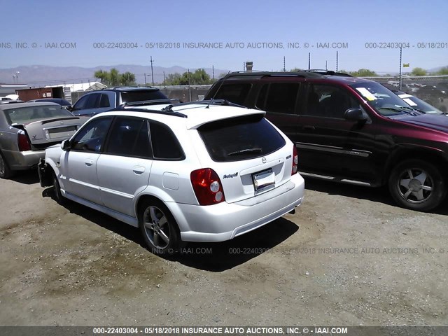 JM1BJ245121631943 - 2002 MAZDA PROTEGE PR5 白色 照片 3