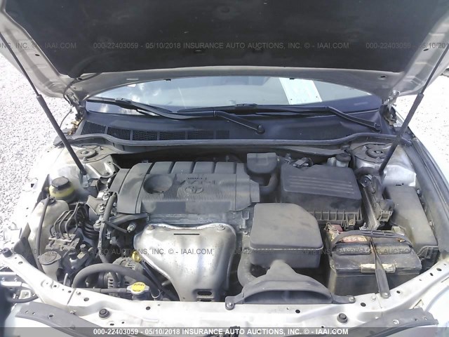 4T1BF3EK1BU718375 - 2011 TOYOTA CAMRY SE/LE/XLE 银色 照片 10
