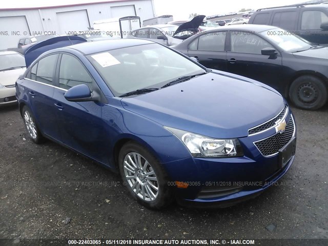 1G1PJ5SC1C7122502 - 2012 CHEVROLET CRUZE ECO BLUE photo 1