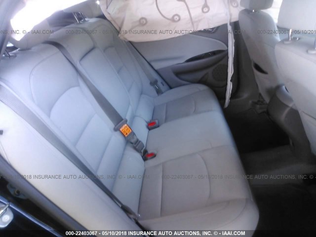 1G1ZB5ST8GF301301 - 2016 CHEVROLET MALIBU LS BLACK photo 8