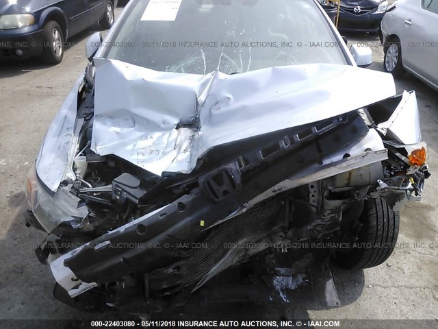 19XFB2F91CE040654 - 2012 HONDA CIVIC EXL Açıq mavi foto 6