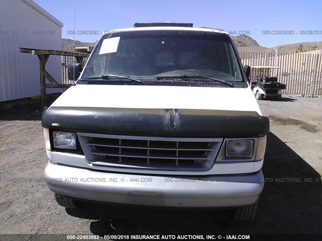 1FBJS31G9SHC21150 - 1995 FORD ECONOLINE E350 SUPER DUTY WHITE photo 6