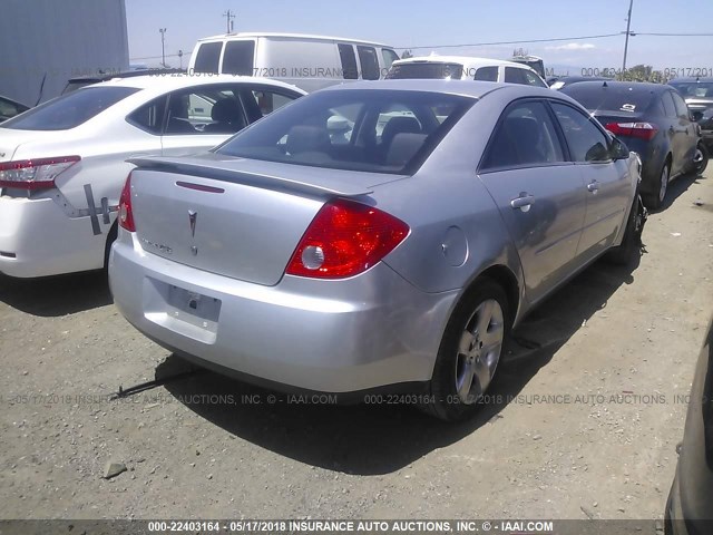 1G2ZG57B094113464 - 2009 PONTIAC G6 SILVER photo 4