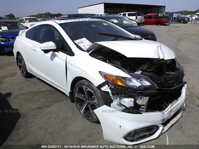 2HGFG4A52FH706643 - 2015 HONDA CIVIC SI WHITE photo 1