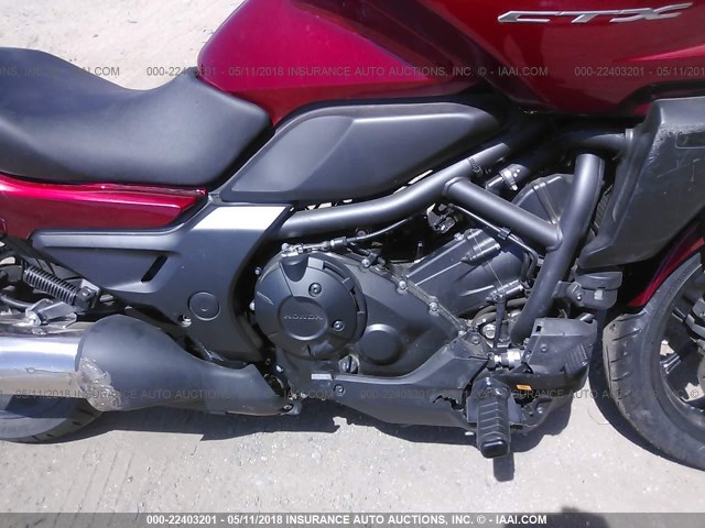 JH2RC6904EK000767 - 2014 HONDA CTX700 RED photo 8