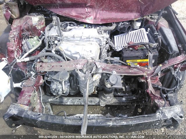 4T1BF1FK5FU952950 - 2015 TOYOTA CAMRY LE/XLE/SE/XSE RED photo 10