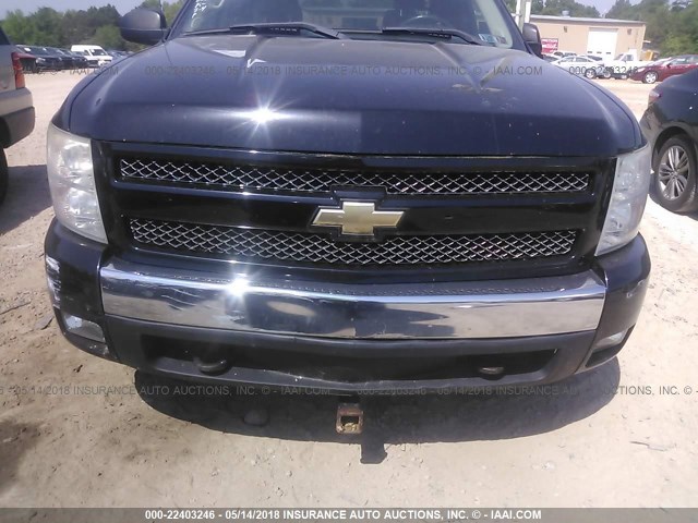 2GCEK19J181103753 - 2008 CHEVROLET SILVERADO K1500 BLACK photo 6