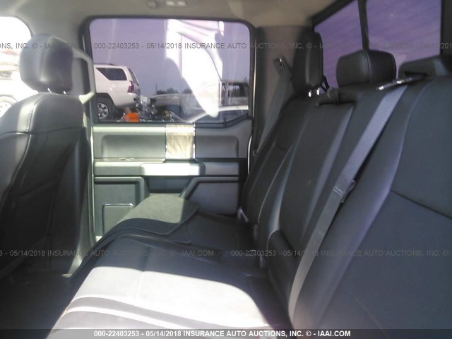 1FT7W2BT4HEC13094 - 2017 FORD F250 SUPER DUTY SILVER photo 8