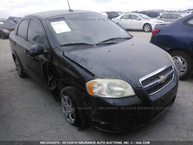 KL1TD56E69B324399 - 2009 CHEVROLET AVEO LS/LT 黑色 照片 1