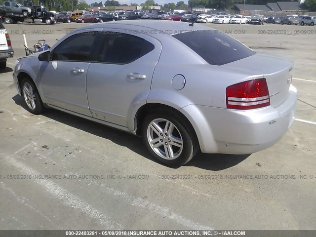 1B3LC56K28N670711 - 2008 DODGE AVENGER SXT SILVER photo 3