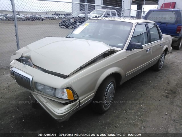 1G4AG55M9S6502641 - 1995 BUICK CENTURY SPECIAL TAN photo 2