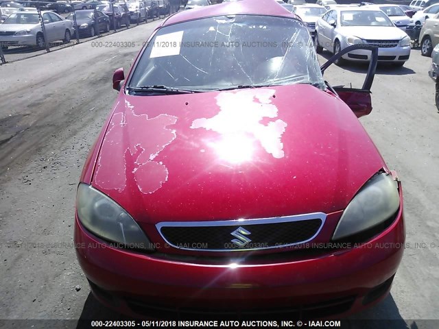 KL5JD66Z37K548533 - 2007 SUZUKI RENO CONVENIENCE RED photo 10